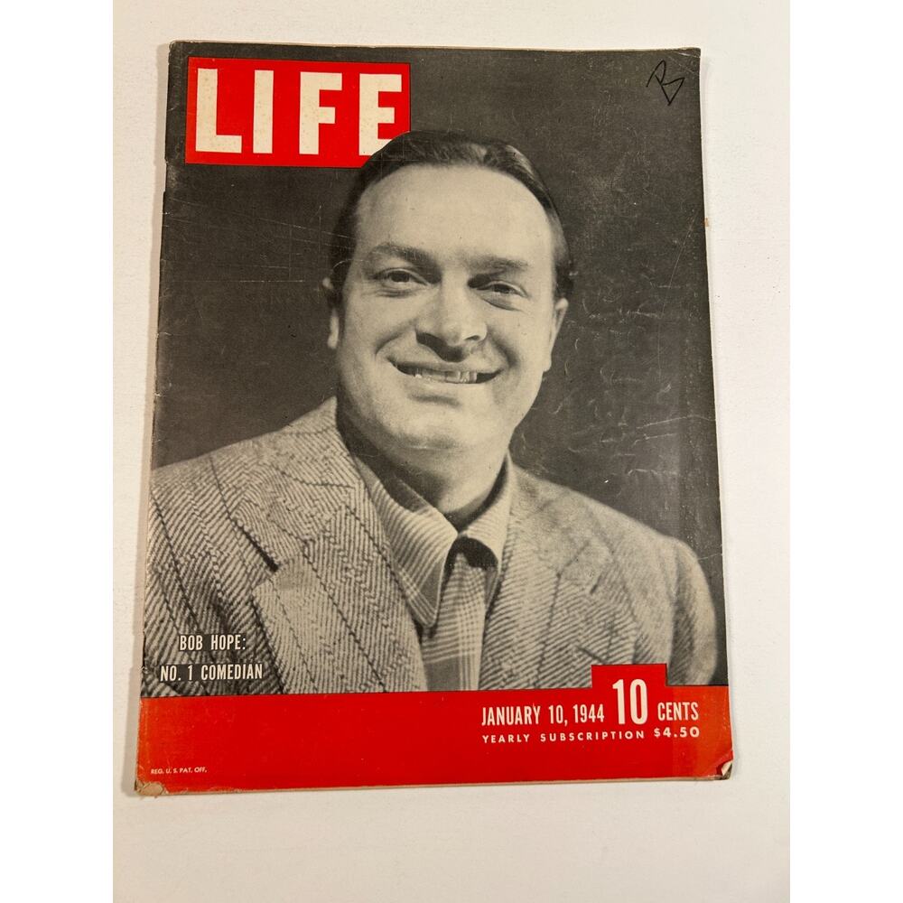 LIFE Magazine January 10 1944 Bob Hope WWII POWs Bernard Baruch Coca-Cola Ad
